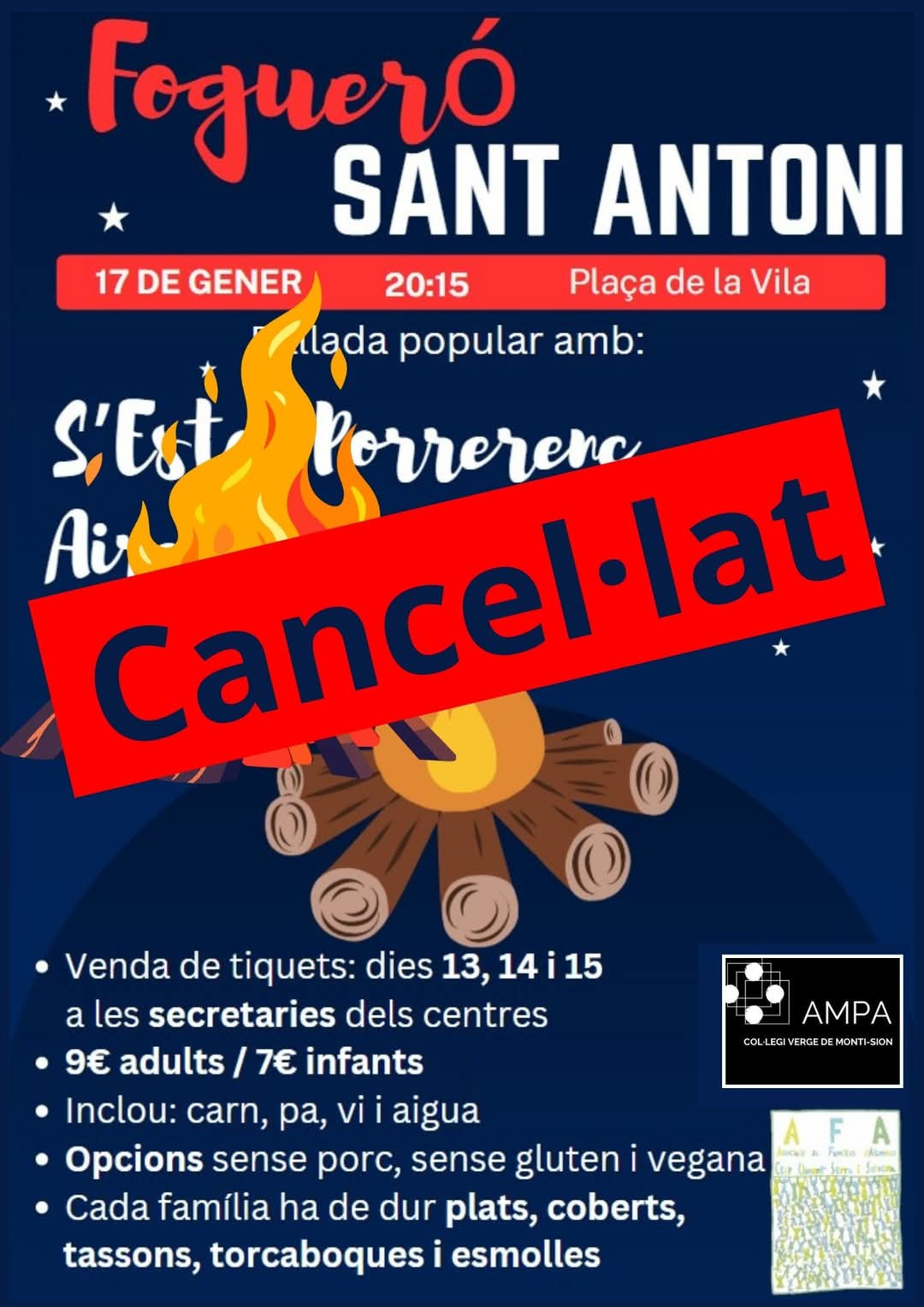 Fogueró Sant Antoni (CANCEL·LAT)