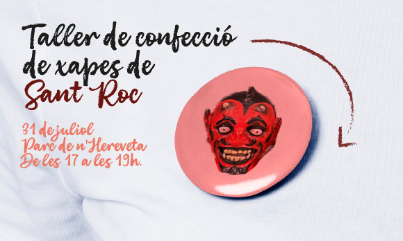 Taller de confecció de xapes de Sant Roc