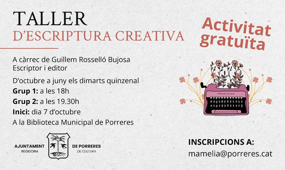 Taller escriptura creativa