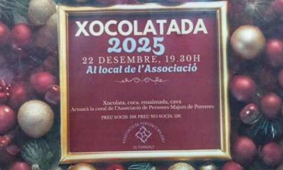 Xocolatada gent gran 