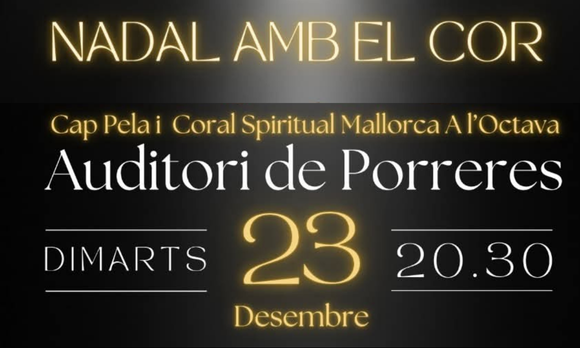 Concert “Cap.pela i la Coral Spiritual Mallorca A l’Octava canten nadal”